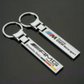 AMG / ///M Metal Tape Keychain – Premium Metal Car Keyring for Mercedes-Benz AMG & BMW M | 116mm