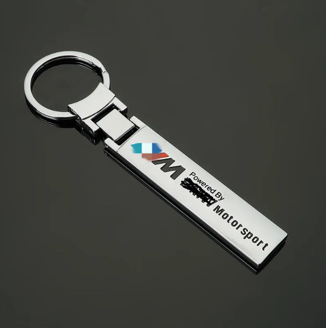 AMG / ///M Metal Tape Keychain – Premium Metal Car Keyring for Mercedes-Benz AMG & BMW M | 116mm