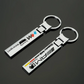 AMG / ///M Metal Tape Keychain – Premium Metal Car Keyring for Mercedes-Benz AMG & BMW M | 116mm