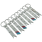 BMW Zinc Alloy Metal Keychain – Premium Key Ring for M3, M5, X1, X3, X5, X6 & Z4 | 113mm | 31g Luxury Car Keychain