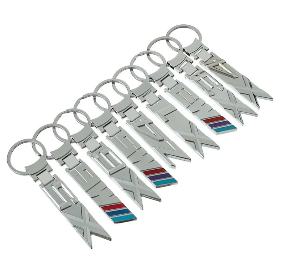 BMW Zinc Alloy Metal Keychain – Premium Key Ring for M3, M5, X1, X3, X5, X6 & Z4 | 113mm | 31g Luxury Car Keychain