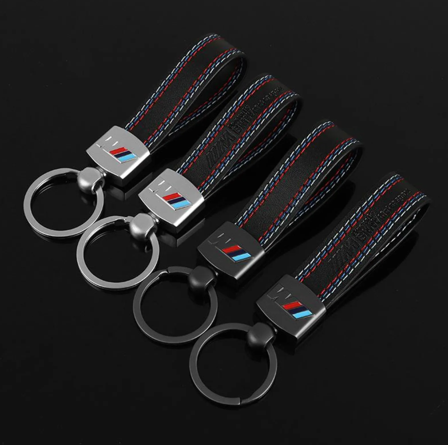 BMW ///M Obround Hook Keychain – Premium Metal Car Key Ring – Heavy Duty Luxury BMW M Key Holder