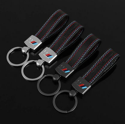 BMW ///M Obround Hook Keychain – Premium Metal Car Key Ring – Heavy Duty Luxury BMW M Key Holder