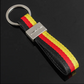 Middle Logo Silver Metal Keychain – Premium Car Key Ring for BMW ///M, Mercedes AMG & Audi S Line – Luxury Auto Key Holder
