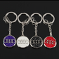 Audi Rhinestone Keychain – Premium Crystal Car Key Ring for Audi – Luxury Metal Key Holder in Black, Red, White & Blue