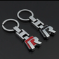 VW Metal Keychain – Premium Volkswagen Logo Key Ring | Black & Red | Zinc Alloy Car Keychain | 77×24mm | 23g