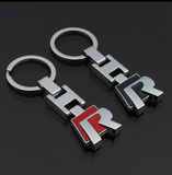 VW Metal Keychain – Premium Volkswagen Logo Key Ring | Black & Red | Zinc Alloy Car Keychain | 77×24mm | 23g
