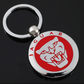 Jaguar Metal Keychain – Premium Jaguar Logo Key Ring | Black, Blue & Red | Zinc Alloy Car Keychain | 76mm | 28g