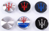 Maserati Wheel Center Caps 60mm Pack of 4 – OEM Style Replacement Hub Caps for Maserati Wheels – Premium ABS Rim Center Caps