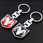 Dodge Metal Keychain – Premium Dodge Logo Key Ring | Black & Red | Zinc Alloy Car Keychain | 93×32mm | 35g