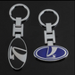 LADA Metal Keychain – Premium Car Key Ring Key Holder for LADA Niva, Vesta, Granta & Priora | Black & Blue | 78×45mm