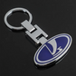 LADA Metal Keychain – Premium Car Key Ring Key Holder for LADA Niva, Vesta, Granta & Priora | Black & Blue | 78×45mm