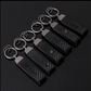 Performance Car Logo Metal Keychain – BMW M, AMG, Audi RS, S Line, VW R-Line & R Key Ring | Black | 132mm