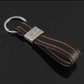 Middle Style Car Keychain | AMG & S Line Red/Yellow Stripe, ///M Metal Key Ring | Premium Auto Keychain (120mm, 18g)