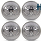 Toyota Wheel Center Caps Set of 4 – 57mm & 62mm OEM Style Replacement Wheel Hub Caps – ABS Rim Center Covers for Toyota Wheels