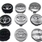 Toyota Wheel Center Caps Set of 4 – 57mm & 62mm OEM Style Replacement Wheel Hub Caps – ABS Rim Center Covers for Toyota Wheels