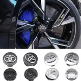 Toyota Wheel Center Caps Set of 4 – 57mm & 62mm OEM Style Replacement Wheel Hub Caps – ABS Rim Center Covers for Toyota Wheels
