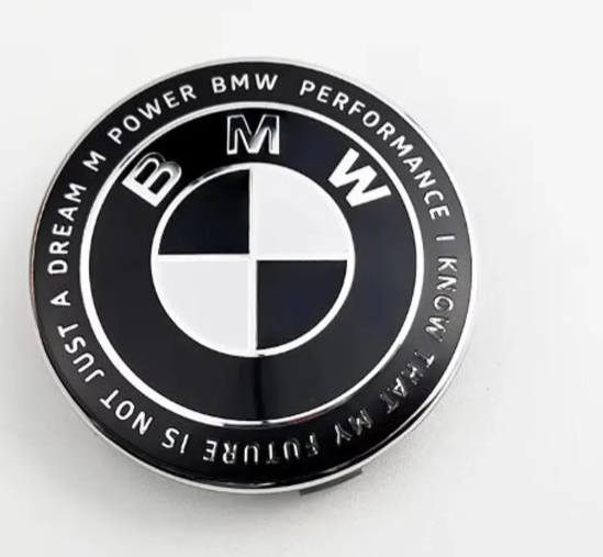 BMW Floating Wheel Center Caps Set – Self-Leveling Logo Hub Caps for BMW Wheels | 56mm & 68mm Floating Rim Center Caps (Set of 4)