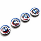 BMW Floating Wheel Center Caps Set – Self-Leveling Logo Hub Caps for BMW Wheels | 56mm & 68mm Floating Rim Center Caps (Set of 4)