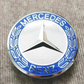 Mercedes-Benz Floating Wheel Center Caps Set – Self-Leveling Upright Star Logo Rim Center Caps | OEM Style Wheel Hub Caps (Set of 4)