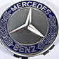 Mercedes-Benz Floating Wheel Center Caps Set – Self-Leveling Upright Star Logo Rim Center Caps | OEM Style Wheel Hub Caps (Set of 4)