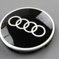 Audi Floating Wheel Center Caps 61mm – Self-Leveling Logo Hub Caps | OEM Style Rim Emblem Covers (Set of 4)