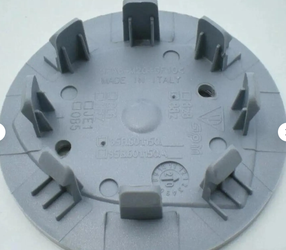 Porsche Wheel Center Caps Set – Silver Uncoloured Logo OEM Style Replacement Hub Caps | 65mm & 76mm (Set of 4)