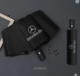 Mercedes-Benz Folding Umbrella – Auto Open Close Windproof Travel Umbrella with Luxury Car Logo