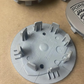 Porsche Wheel Center Caps 76mm – OEM Style Gray Hub Covers Replacement Set of 4