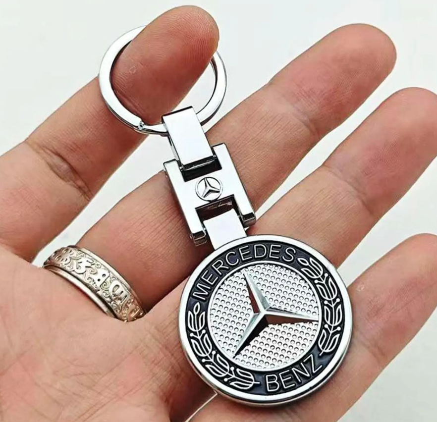 Mercedes-Benz Metal Keychain – AMG & Brabus Car Key Ring | Premium Key Holder Gift for Men & Women