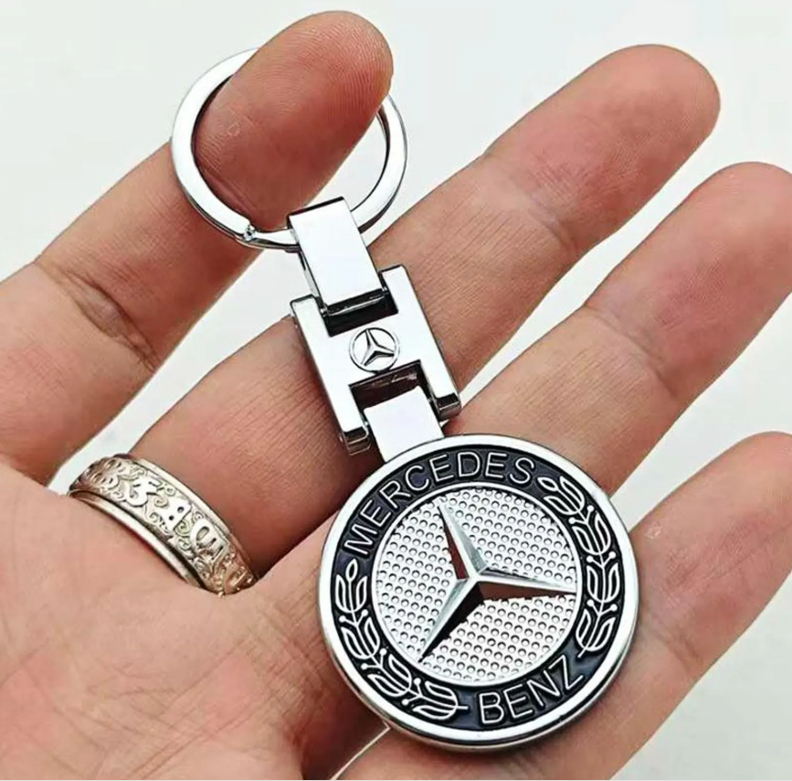 Mercedes-Benz Metal Keychain – AMG & Brabus Car Key Ring | Premium Key Holder Gift for Men & Women