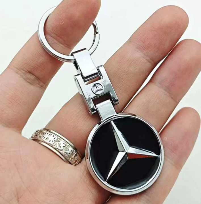Mercedes-Benz Metal Keychain – AMG & Brabus Car Key Ring | Premium Key Holder Gift for Men & Women
