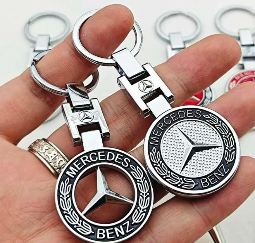 Mercedes-Benz Metal Keychain – AMG & Brabus Car Key Ring | Premium Key Holder Gift for Men & Women