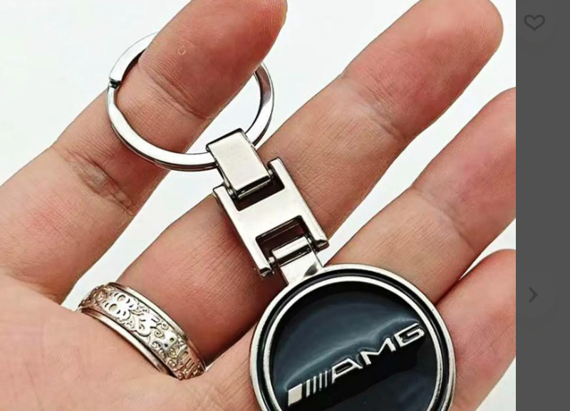 Mercedes-Benz Metal Keychain – AMG & Brabus Car Key Ring | Premium Key Holder Gift for Men & Women