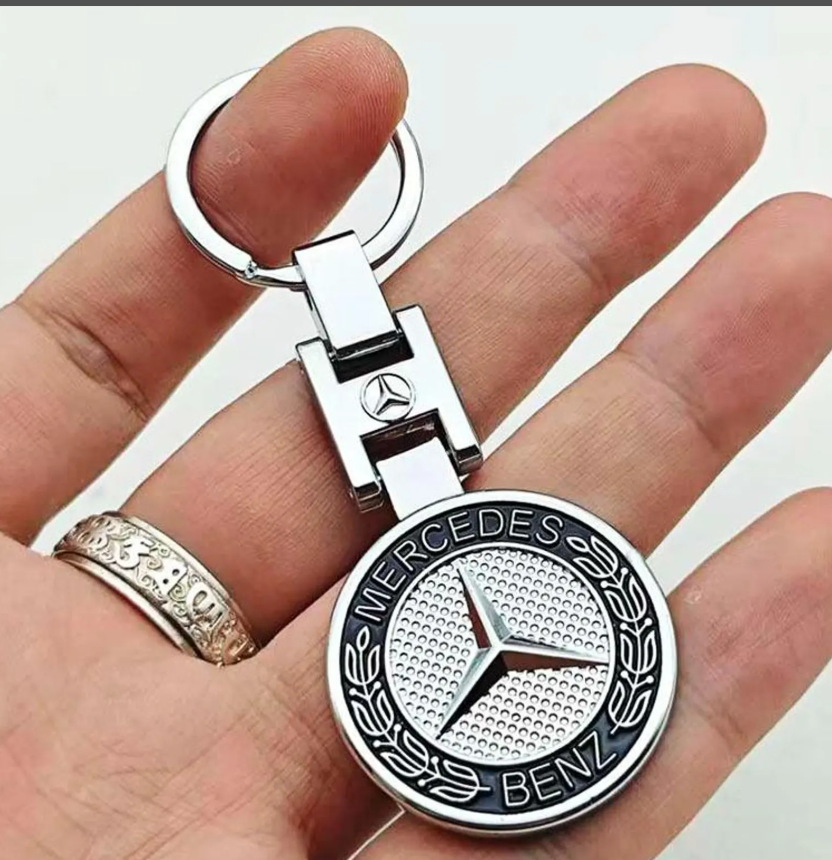 Mercedes-Benz Metal Keychain – AMG & Brabus Car Key Ring | Premium Key Holder Gift for Men & Women
