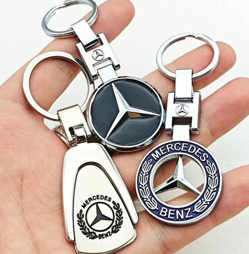 Mercedes-Benz Metal Keychain – AMG & Brabus Car Key Ring | Premium Key Holder Gift for Men & Women