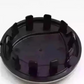 Porsche Wheel Center Caps 76mm – Black & Silver Chrome OEM Style Hub Caps Replacement Set of 4