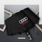 Audi Auto Open Close Folding Umbrella – Windproof Travel Umbrella with Audi Logo | Luxury Gift for Car Enthusiasts