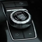 Mercedes Benz 29mm Media Button Sticker – AMG, Brabus & Affalterbach Multimedia Control Button Decal | Premium Aluminum Interior Trim