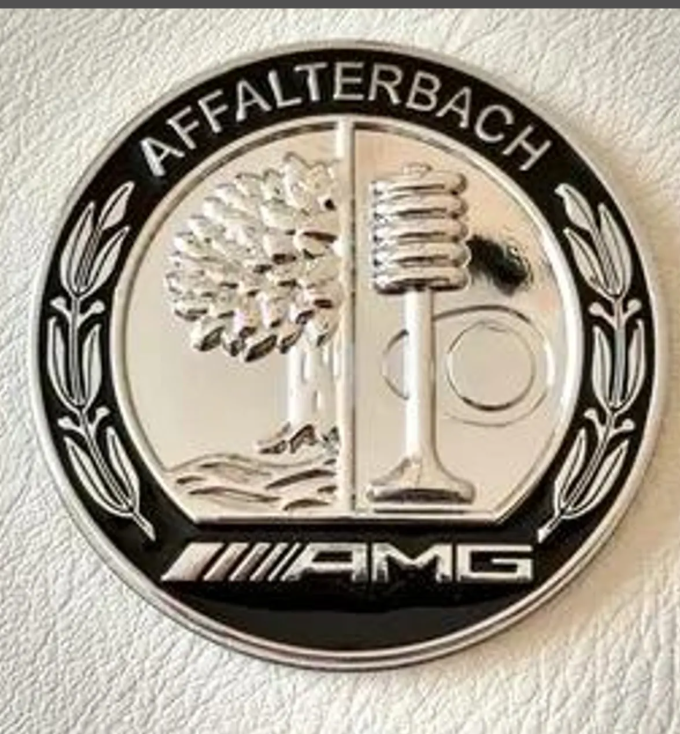 Mercedes Benz 29mm Media Button Sticker – AMG, Brabus & Affalterbach Multimedia Control Button Decal | Premium Aluminum Interior Trim