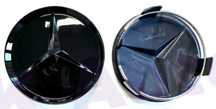 Mercedes-Benz Wheel Center Caps Pack of 4 – 60mm, 75mm, 144mm, 146mm, 154mm & 163mm OEM Style Replacement Hub Caps for Mercedes Wheels