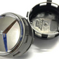 Mercedes-Benz Wheel Center Caps Pack of 4 – 60mm, 75mm, 144mm, 146mm, 154mm & 163mm OEM Style Replacement Hub Caps for Mercedes Wheels