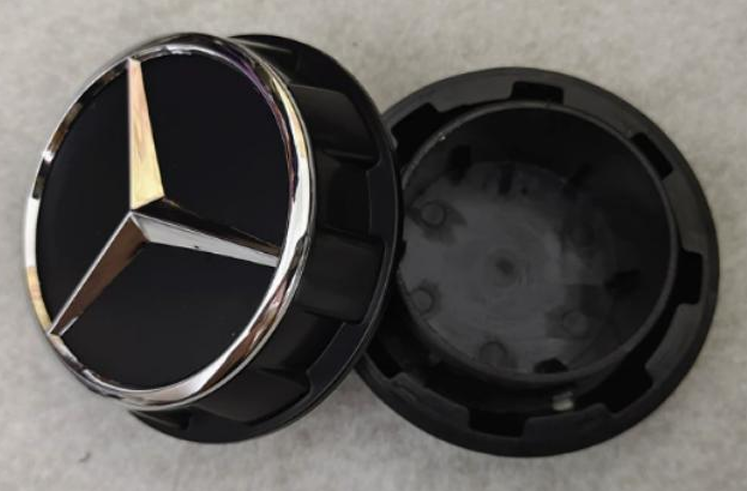 Mercedes-Benz Wheel Center Caps Pack of 4 – 60mm, 75mm, 144mm, 146mm, 154mm & 163mm OEM Style Replacement Hub Caps for Mercedes Wheels
