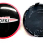 Mini Wheel Center Caps Pack of 4 – 54mm & 56mm OEM Style Replacement Hub Caps for Mini Cooper Wheels – Premium ABS Rim Center Caps