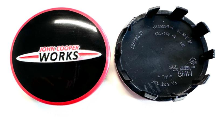 Mini Wheel Center Caps Pack of 4 – 54mm & 56mm OEM Style Replacement Hub Caps for Mini Cooper Wheels – Premium ABS Rim Center Caps