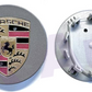 Porsche Wheel Center Caps Set of 4 – 76mm & 65mm OEM Style Replacement Hub Caps for Porsche Alloy Wheels – Premium ABS Rim Center Covers