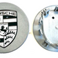 Porsche Wheel Center Caps Set of 4 – 76mm & 65mm OEM Style Replacement Hub Caps for Porsche Alloy Wheels – Premium ABS Rim Center Covers