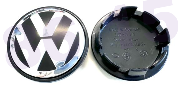 Volkswagen Wheel Center Caps Set of 4 – 56mm 60mm 62mm 65mm 70mm 75mm Replacement Hub Caps for VW Golf, Passat, Jetta, Tiguan, Polo & More
