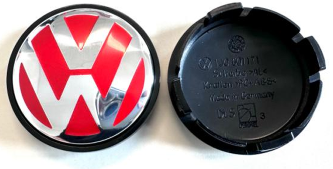 Volkswagen Wheel Center Caps Set of 4 – 56mm 60mm 62mm 65mm 70mm 75mm Replacement Hub Caps for VW Golf, Passat, Jetta, Tiguan, Polo & More