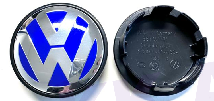 Volkswagen Wheel Center Caps Set of 4 – 56mm 60mm 62mm 65mm 70mm 75mm Replacement Hub Caps for VW Golf, Passat, Jetta, Tiguan, Polo & More